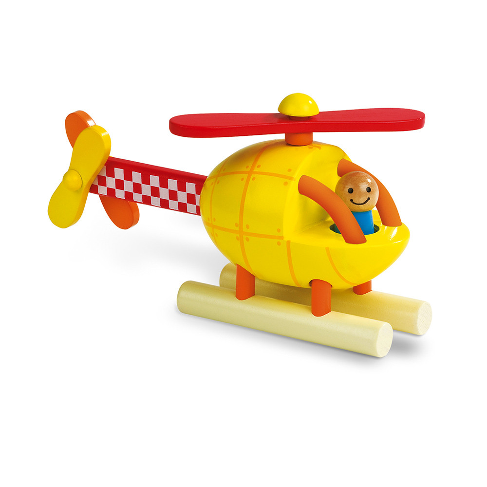Avion et hélicoptère jouet en bois - Pinchtoys · Trendy Little
