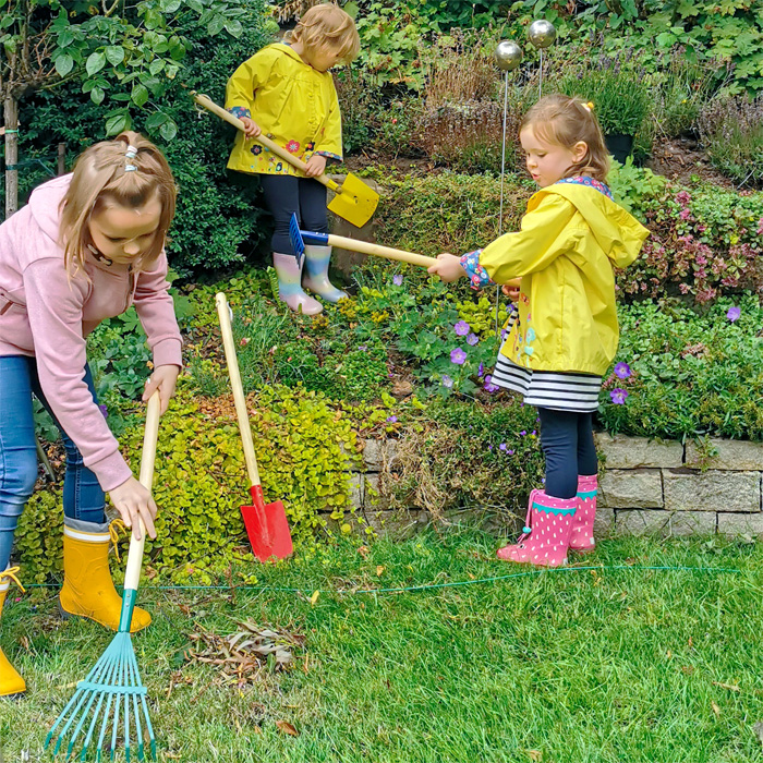 Lot d'outillage de jardin Small Foot 10838 - Set de jardinage enfant -  Outils de jardin enfant