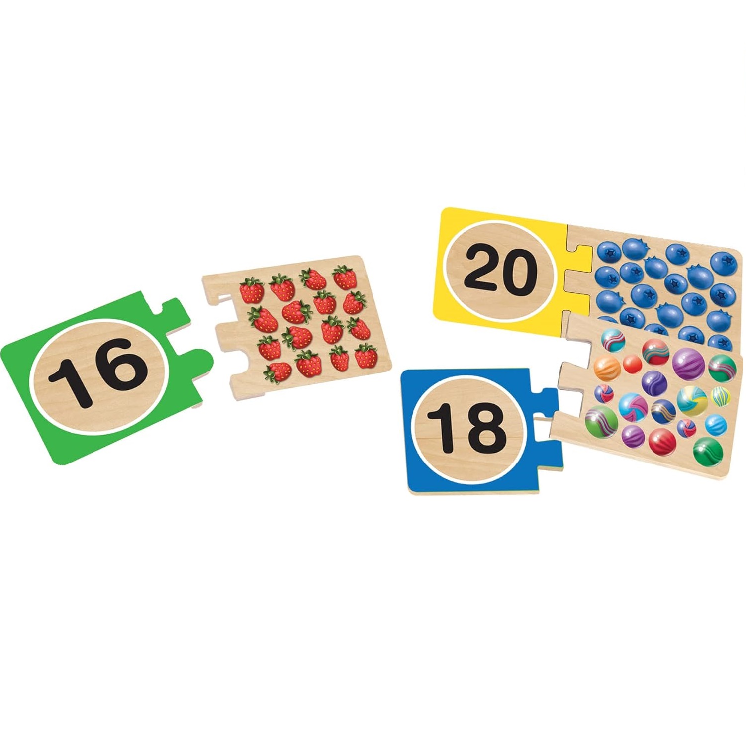 Lot De 3 Puzzles En Bois Montessori Chiffres, Lettres & Formes - Jouets Éducatifs 2-5 Ans, Cadeau Enfant