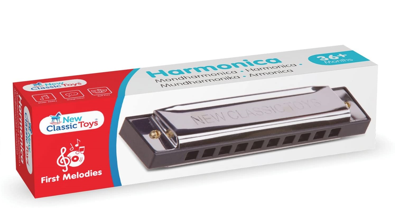 Harmonica 10 Trous un instrument de musique New Classic Toys reference 10023