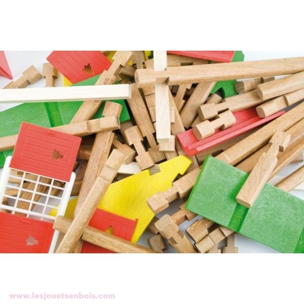 Jouet chalet en bois sale