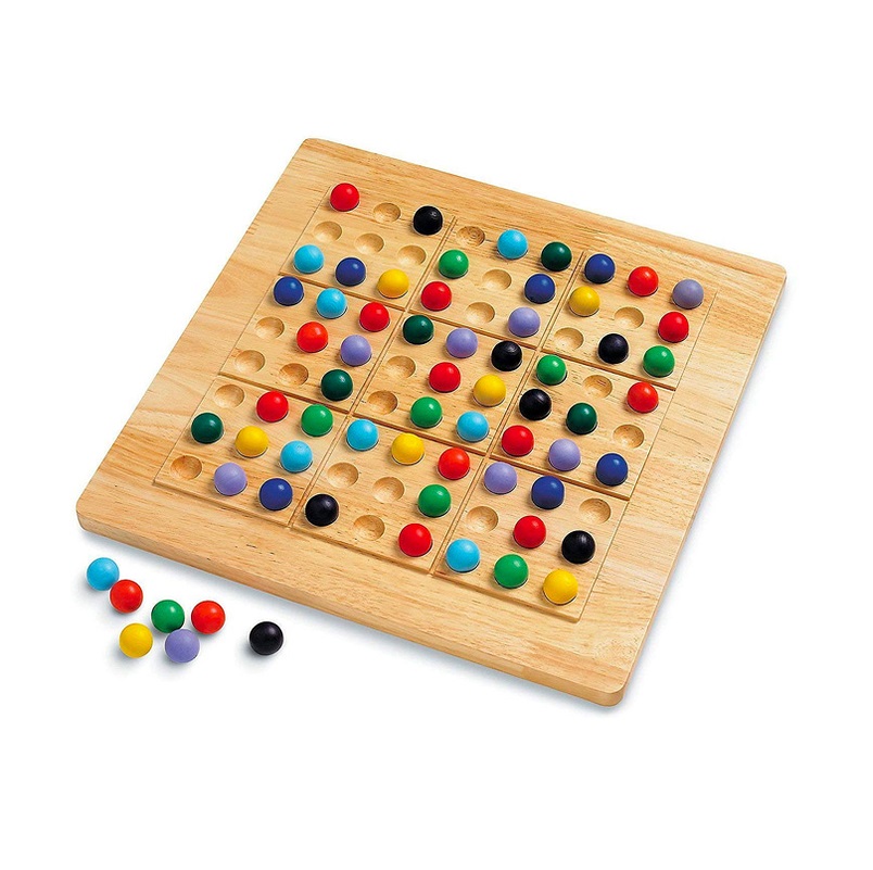 Rainbow Sudoku - Riviera Games - Sudoku en bois - Jeux de logique