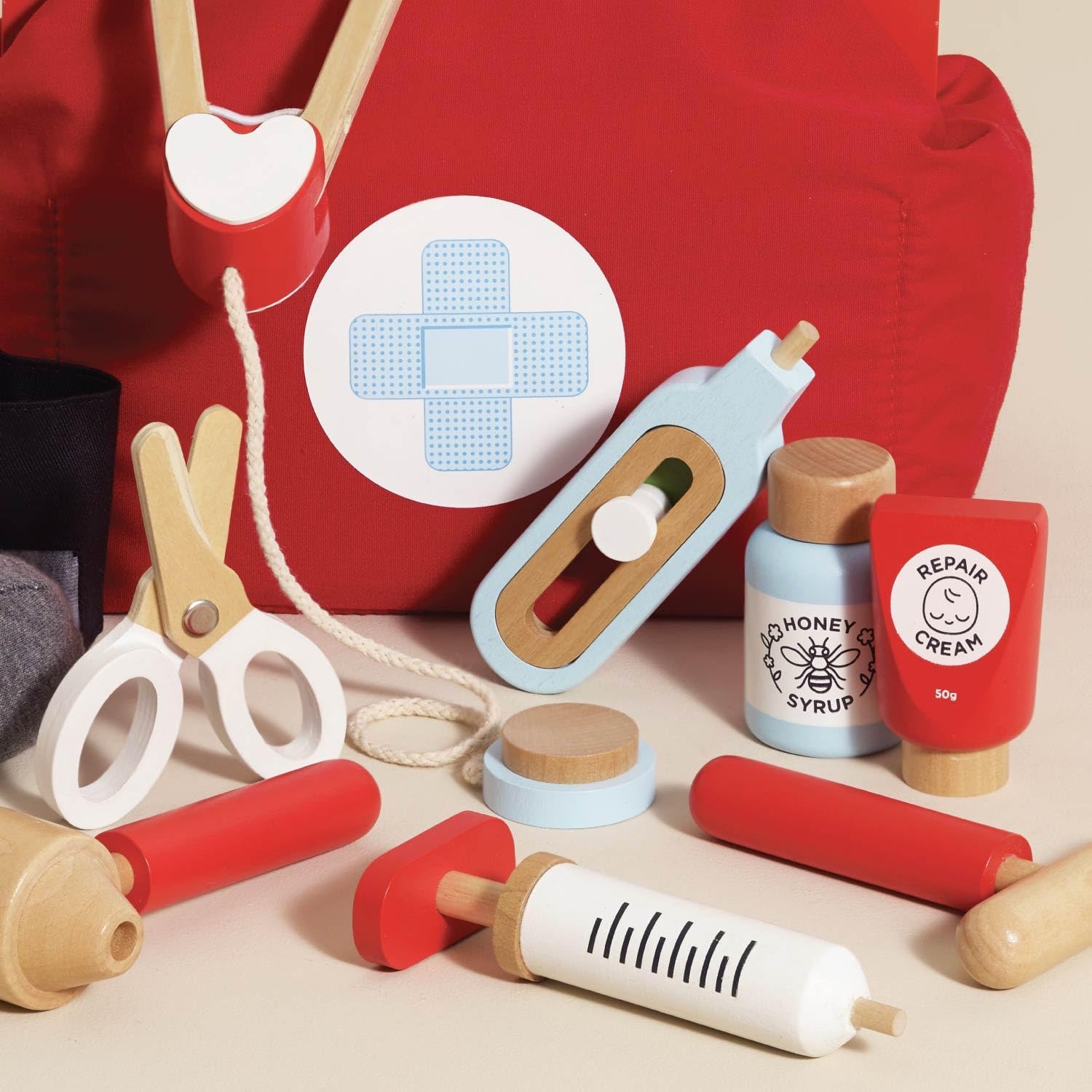 Malette Docteur Enfant, 42Pièces Malette Docteur Jouet pour Enfants en Bois avec Armoire à Pharmacie en Forme de Lapin,Stéthoscope - Jeux - Jouets Malette Docteur Enfant, 42Pièces Malette Docteur Jouet pour Enfants en Bois avec Armoire à Pharmacie en Forme de Lapin,Stéthoscope - Jeux - Jouets