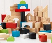 Jeu de Construction en Bois 2 Ans