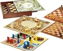 Jeu de société en bois, jeu de société double face peint 64 joueurs jeu de  société accéléré en bois avec 6 couleurs 24 billes pour adultes enfants  famille