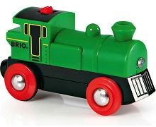 Train en bois avec wagon - 21,5 x 6,5 x 9,5 cm - Jouets en bois - Creavea