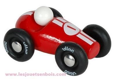 Voiture de course rouge