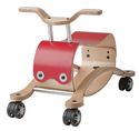 Jouet à Bascule Playsam Rocker 14449 - Lapin Rouge Et Blanc, Bois, Pour Enfants 5-7 Ans