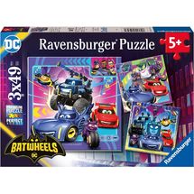 Puzzle Appel à tous les Batwheels 3x49 pcs RAV-01056 Ravensburger 1