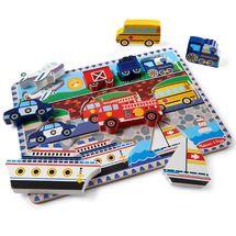 Chunky puzzle Véhicules MD03725 Melissa & Doug 1