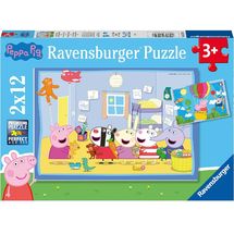 Puzzle Les aventures de Peppa Pig 2x12 pcs RAV-05574 Ravensburger 1
