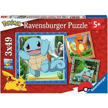 Puzzle Pokémon 3x49 pcs RAV-05586 Ravensburger 1