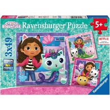 Puzzle L'heure de jouer avec Gabby 3x49 pcs RAV-05659 Ravensburger 1