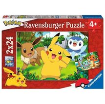 Puzzle Pikachu et ses amis 2x24 pcs RAV-05668 Ravensburger 1