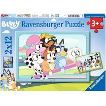 Puzzle S'amuser avec Bluey 2x12 pcs RAV-05693 Ravensburger 1