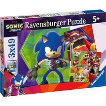 Puzzle Les aventures de Sonic 3x49 pcs RAV-05695 Ravensburger 1