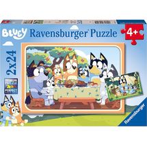 Puzzle C'est parti avec Bluey 2x24 pcs RAV-05711 Ravensburger 1