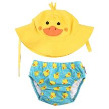 Maillot et Chapeau Canard (3-6M) ZOO-122-010-004 Zoocchini 1