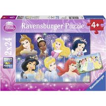 Puzzle Les princesses Disney 2x24 pcs RAV-08872 Ravensburger 1