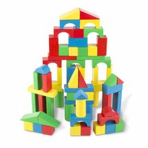 100 blocs en bois MD10481 Melissa & Doug 1