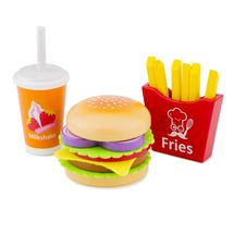 Set Fast Food en bois NCT10594 New Classic Toys 1