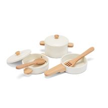 Ensemble de casseroles en bois NCT10645 New Classic Toys 1