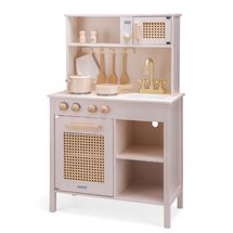 Cuisine en bois et rotin rose NCT11046 New Classic Toys 1