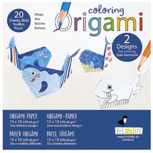 Coloring Origami - Baleine FR-11388 Fridolin 1