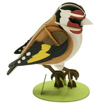 Maquette 3D en papier chardonneret elegant FRI-11765 Fridolin 1