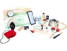 TGTT Malette Docteur Enfant Médecin Jouet Bois avec stéthoscope