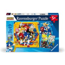Puzzle Aventures de Sonic 3x49 pcs RAV12001133 Ravensburger 1