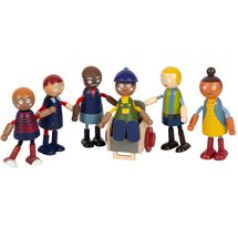 Famille de poupées avec fauteuil roulant LE12396 Small foot company 1