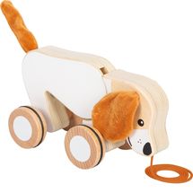 Chien à tirer avec oreilles crépitantes LE12562 Small foot company 1