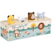 Jeu à pression avec cris des animaux Safari LE12757 Small Foot company 1