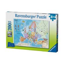 Puzzle Carte d'Europe 200 pcs RAV128419 Ravensburger 1