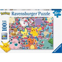 Puzzle Prêt pour la bataille Pokémon 100 pcs XXL RAV-13338 Ravensburger 1