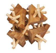 Casse-tête bambou Bâtons et triangle RG-17160 Fridolin 1