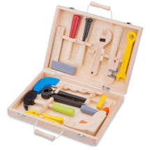 YULEYU Enfant 3 4 Ans Boite a Outils Enfant en Bois, Bricolage Enfa