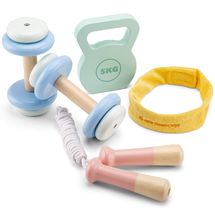 Set de fitness en bois NCT18295 New Classic Toys 1