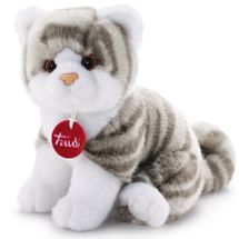 Peluche chat tigré gris 20 cm TRU-20851 Trudi 1