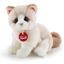 Peluche chat blanc beige 20 cm TRU-20872 Trudi 1