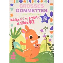 Grosses gommettes Mamans et bébés animaux PI-1114 Piccolia 1