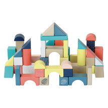 KOKOBOX 100 Cube Bois Enfant Jouet Enfant 3 4 5 Ans Jouet en Bois Jeu De  Construction en Bois Construction Enfant Bloc De Con