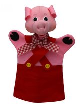 Marionnette Petit Cochon rouge MU-22653A Mú 1