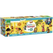 Puzzle en bois 100 pièces Carte départements France. Vente jouet enfant.