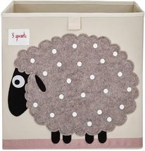 Cube de rangement Mouton EFK107-002-011 3 Sprouts 1