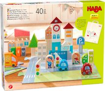 Blocs et puzzle vie citadine HA306782 Haba 1