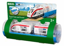 Train de voyageurs et tunnel BR33890 Brio 1