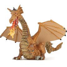 Figurine Dragon or avec flamme PA39095-4786 Papo 1