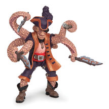 Figurine Pirate mutant pieuvre PA39464-3628 Papo 1